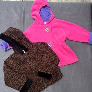 **GIRL’S FLEECE JACKETS**  SZ 4T